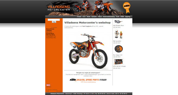 shop.ktmparts.dk / Villadsens MC